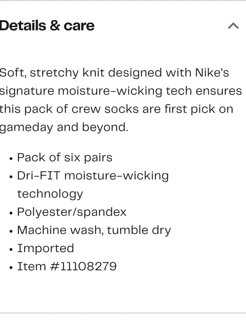NWT Boy's Nike Crew Socks in Black & Green - 6 Pack